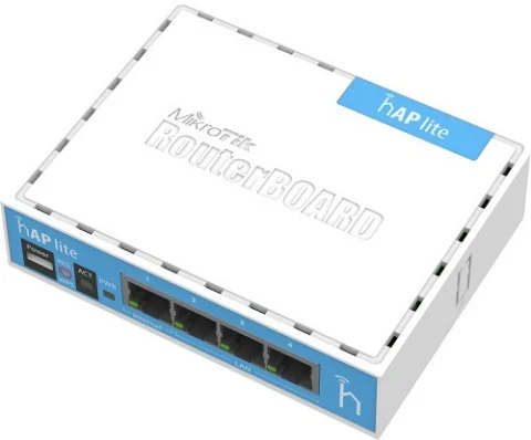 Mikrotik hAP lite RB941-2nD 802.11 b/g/n 2.4GHz.с