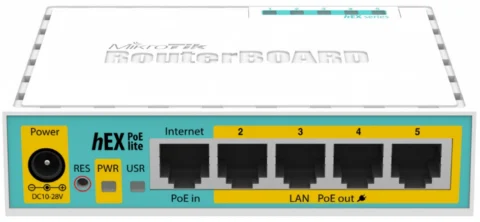Mikrotik RB750UPr2 hEX PoE lite 5x