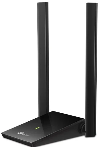 Сетевая карта TP-LINK Archer T4U Plus 11ac 1300 Мбит/с до 866 Мбит/c на 5 ГГц и до 400 Мбит/c на 2 4 ГГц две антенны высокого усиления USB 3.0 USB