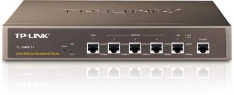 TP-LINK TL-R480T+ с регул.пропускной способности 2WAN+3LAN