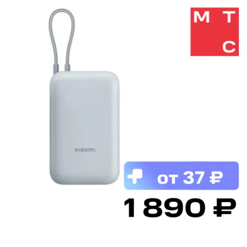 Xiaomi BHR9073GL со встроенным кабелем USB-C 10000