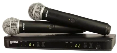 Микрофонная система Shure BLX288E/PG58-M17 с двумя ручными передатчиками