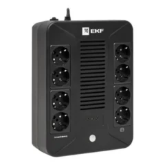 EKF SSW-1000 E-Power Home 1000 ВА 600Вт,8хSchuko,USB,RJ45