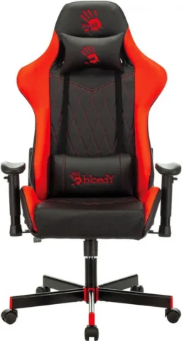 A4Tech BLOODY GC-870 игровое черный/красный ромбик эко.кожа