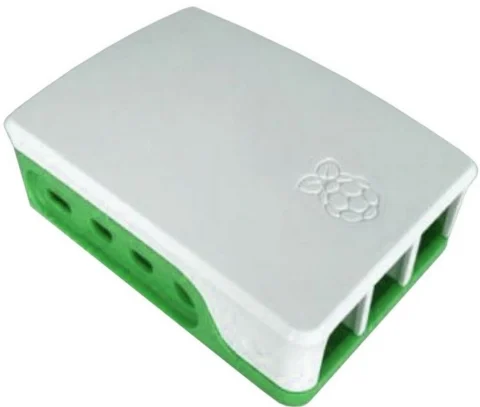 ACD RA601 White+Green ABS Case for Raspberry