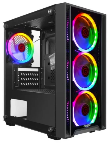 Ginzzu CL610 без БП боковая и фронтальная