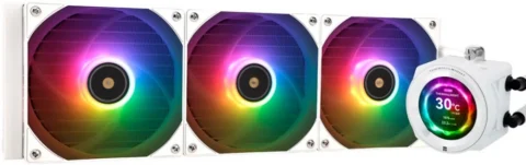 Система охлаждения жидкостная Thermalright Core Vision 360 ARGB LGA115x/1200/1700/1851/2011/2066/AM5/AM4 (3*120mm 2000rpm 72.37CFM 27.7 dBa 4-pin
