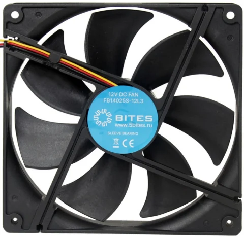 5bites 1200rpm 25dBA 32.05CFM 3-pin