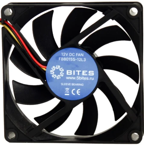 5bites 2000rpm 20dBA 23.01CFM 3-pin