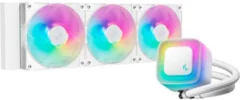 Система охлаждения жидкостная Deepcool LE360 WH V2 LGA1851/1700/1200/115X/AM5/AM4 (3*120mm ARGB fan TDP 300W 500-2100rpm 75.89CFM 31.6dBA 4-pin P