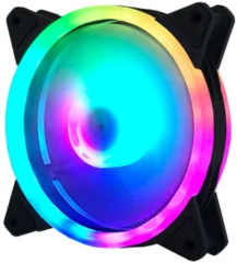 Eurocase BL YF120-5 Black,120 ARGB fan 3pin+AURA