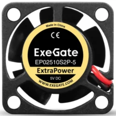 Exegate 25x25x10 мм 12000rpm 2.68CFM 26dBA 2-pin