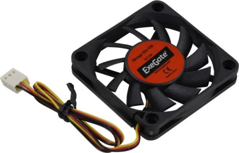 Вентилятор Exegate EX06010S3P EX253944RUS 60x60x10 мм подшипник скольжения 3pin 3500RPM 25dBA