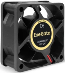 Exegate 60x60x25 мм 3500rpm 18.3CFM 24dBA 2-pin