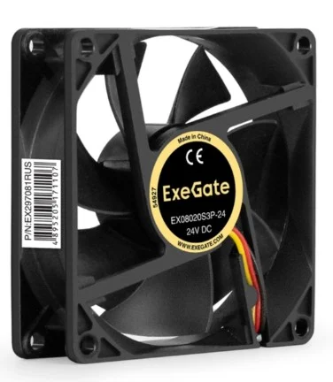 Exegate 80x80x20 mm 3900rpm 46.8CFM 41,2dBa 3-pin