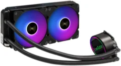 Комплект Exegate BlackWater-240V2.PWM.RGB EX293457RUS водяного охлаждения LGA 2066/2011/1366/115x/1200/1700/AM4/FM1/FM2/+/AM2/+/AM3/+ (Al 120mm fan