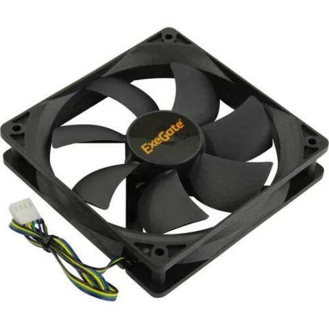 Вентилятор Exegate E12025S4P-PWM EX283393RUS 120x120x25 мм подшипник скольжения 4pin PWM 25dBA