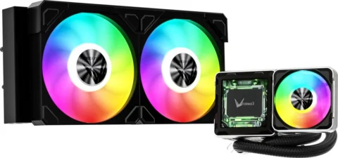 Система охлаждения жидкостная Formula V Cryo Wing Digi 240 BK LGA115x/1200/1700/1851/AM4/AM5