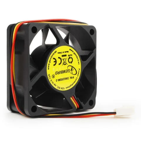 Gembird D6025SM-3 60x60x25 втулка 3 pin провод