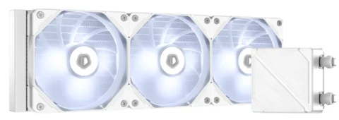 Система охлаждения жидкостная ID-Cooling DASHFLOW 360 BASIC WHITE LGA2066/2011/1700/1200/115x/AM5/AM4 (3*120mm fan 700-1800rpm 82 5CFM 15 2-35 2dBA