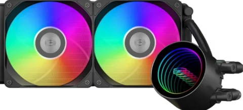 Система охлаждения жидкостная PCCooler DA240 V2 ARGB BK LGA1200/1700/1851/AM4/AM5