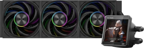 Система охлаждения жидкостная PCCooler DT360 ARGB Display BK LGA1851/1700/1200/115X/AM4/AM5