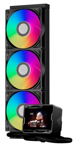 Система охлаждения жидкостная PCCooler GT360M ARGB Display BK LGA1851/1700/1200/115x/AM3/AM4/AM5