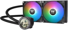 Система охлаждения жидкостная Thermaltake TH280 V2 Ultra ARGB CL-W385-PL14SW-A LGA1151/1200/1700/AM4/AM5 (2*140mm fan черный Al+Cu 500-1800rpm 84