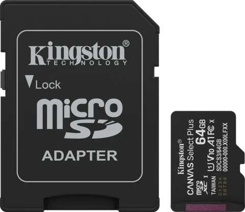 Kingston Canvas Select Plus microSDXC UHS-I 64