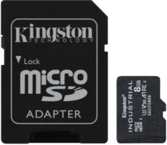 Kingston microSDHC class10 UHS-I industrial с адаптером