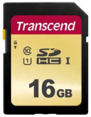 Transcend SDHC Class 10 U1 500S MLC