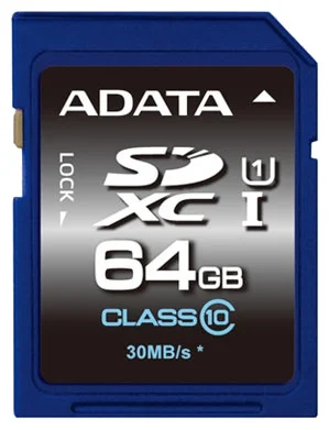 ADATA Premier SDXC Class 10 UHS-I