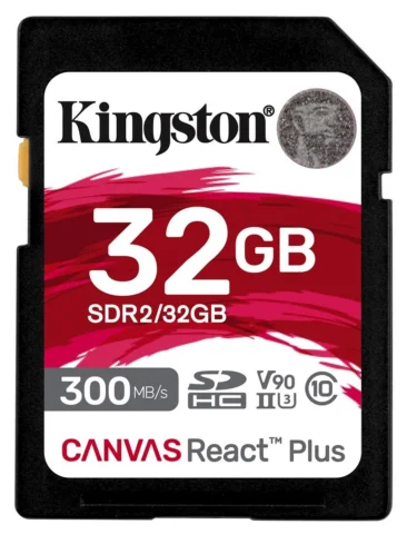 Kingston Canvas React Plus SDHC UHS-II 300R/260W