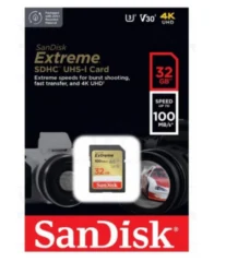 SanDisk Extreme Class 10 SDHC V30 UHS-I