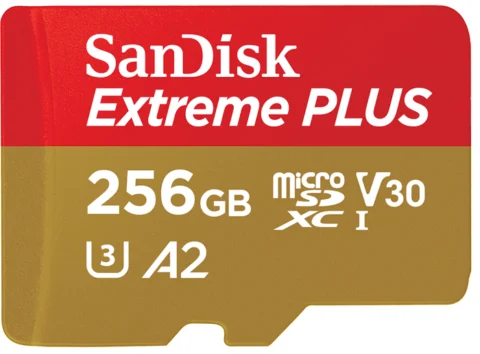 SanDisk Extreme Plus microSDXC + SD Adapter