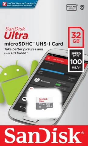 SanDisk microSDHC Class 10 Ultra UHS-I
