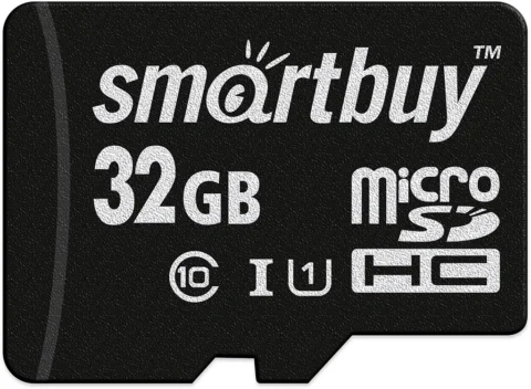 SmartBuy microSDHC UHS-I 32 ГБ без адаптера