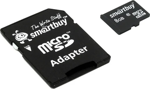 SmartBuy MicroSDHC Сlass 10 + SD adapter