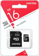 SmartBuy MicroSDHC Сlass 10 + SD адаптер