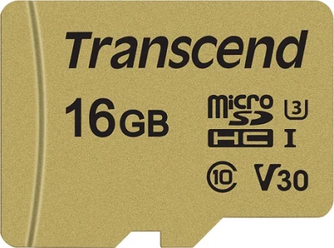 Transcend microSDHC Class 10 U3 V30 500S