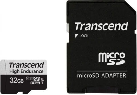 Transcend microSDHC w/ adapter U1 High Endurance