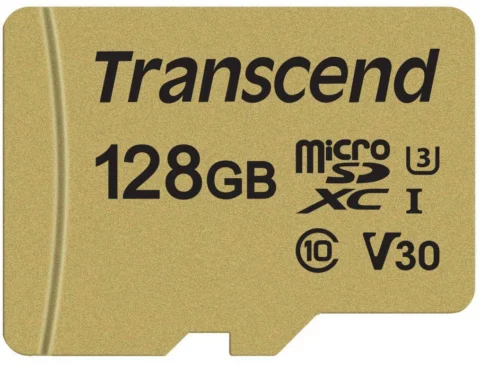 Transcend microSDXC Class 10 U3 V30 500S