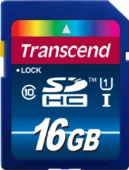 Transcend TS16GSDU1 SDHC Class 10 UHS-1