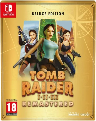 Tomb Raider I-III Remastered Starring Lara Croft Deluxe Edition (Nintendo Switch)