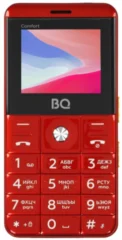 BQ 2006 Comfort Red+Black 2″ BT 0.3 MP SIM: 2 1600 mAh