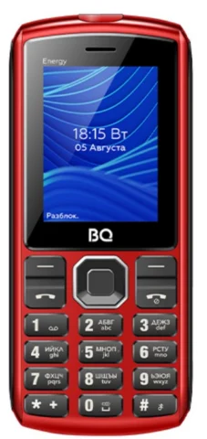 BQ 2452 Energy Red+Black 2.4″ BT 0.08MP SIM:2 4000 mAh