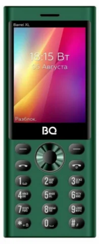 BQ 2832 Barrel XL Green+Black 2.8″ BT 0.08MP SIM: 3 400 mAh