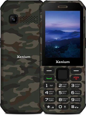 Xenium X300 «Зелёный камуфляж»