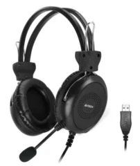 A4Tech HU-30 черный 2м накладные USB оголовье