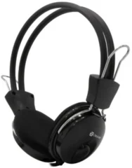 с микрофоном Oklick HS-M200 черный 1.8м накладные оголовье